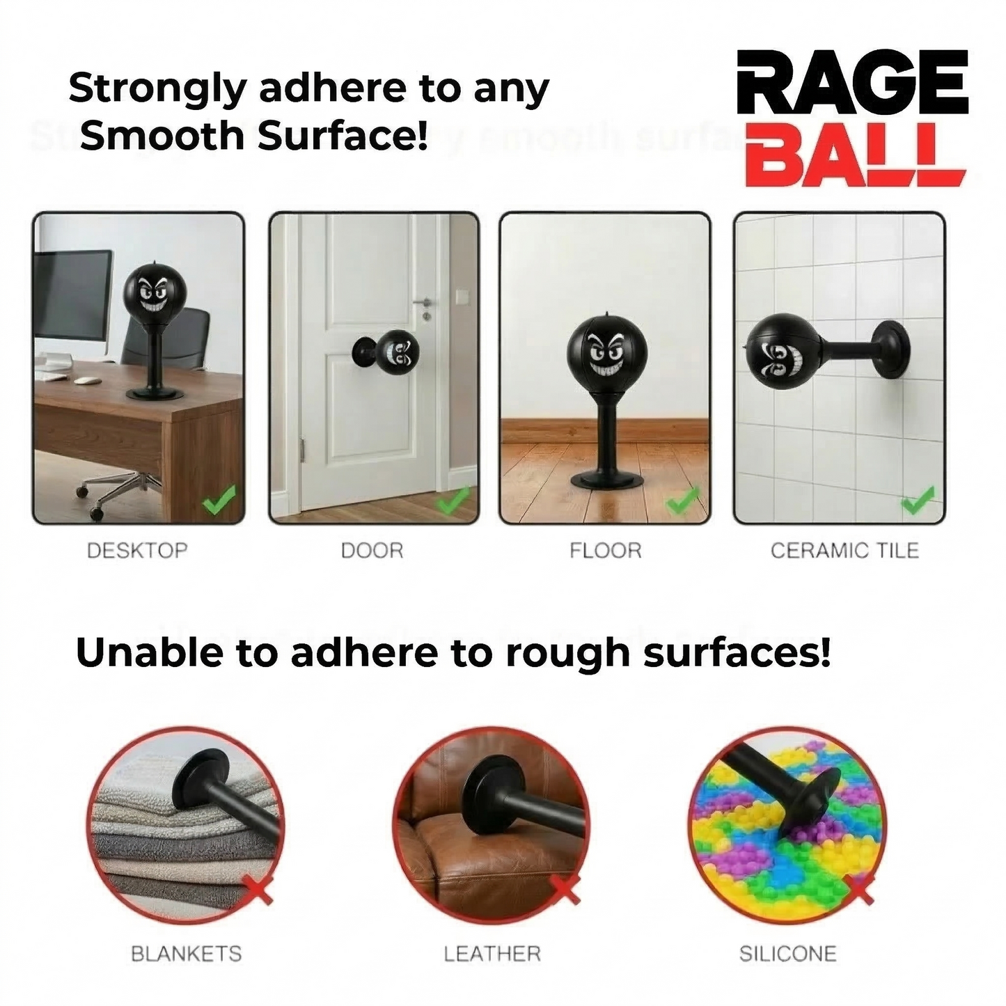 RageBall - Desktop Punching Bag