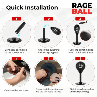 RageBall - Desktop Punching Bag