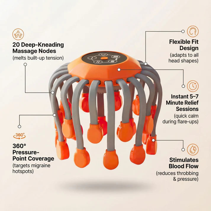 Head Massager for Migraine Relief